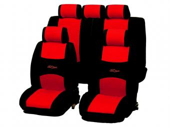 Univerzális üléshuzat GT Sport 5 személyes piros színben